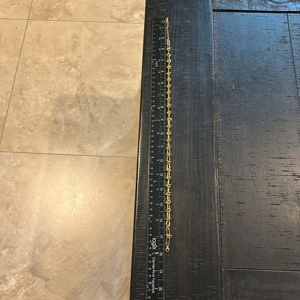 INS Fashion 18K Gold Plated Stainless Steel Knot Link Chain Necklace - Picture 6 of 8